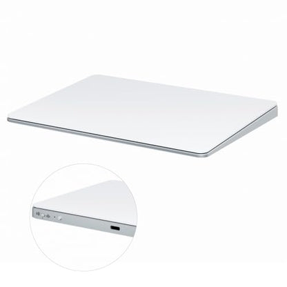 Bluetooth Touchpad Multi-Function Gestures Wireless Trackpad Rechargeable for Windows OSX/Laptop/PC (Silver) - color: Silver