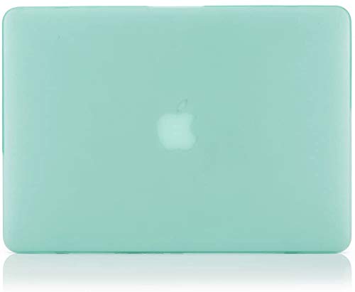 RUBAN Case Compatible with MacBook Pro 13 inch 2015 2014 2013 2012 (A1502 & A1425 Models), Plastic Hard Shell Case & Keyboard Cover for Old Version MacBook Pro Retina 13 Inch, Green - color: Green