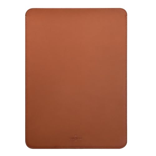 Comfyable Laptop Sleeve 14 Inch Precisely Compatible with MacBook Pro M5 M4 M3 M2 Pro/Max 2026-2021, Faux Leather Cover Case, 14 in, Brown - color: Brown, size: For 14" MacBook Pro