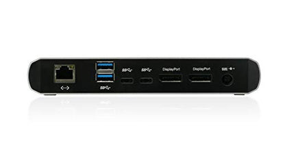 IOGEAR 9 Port Thunderbolt 3 Hub - 4K Dual Display 60Hz - 2 Displayport 1.2-60W Charging for Laptop - 40Gbps Speeds - Integrated Ethernet - 3.5mm Audio - GTD737 | 40gbps Thunderbolt, Gigabit Ethernet, 3x USB-a, 2x USB-C, 3.5mm - style: Quantum Dual Mode