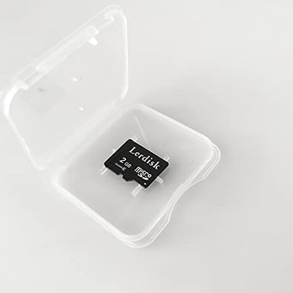 Factory Wholesale Micro SD Card 2GB Pack of 3 in Bulk MicroSD C6 with SD Adapter Produced by Authorized Licencee(2GB) - size: 2GB Class6