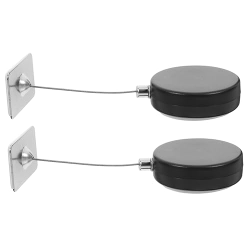 Uonlytech Retractable Steel Cable Lock Remote Control Anti-Theft Security Tether for Travel 2-Piece Set Suitable for Laptops and Electronics