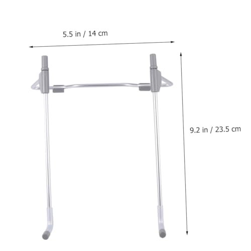 STOBOK Foldable Aluminum Laptop Stand Adjustable Ergonomic Riser for Desk Portable Notebook Holder for Home and Travel Lightweight and Compact Design