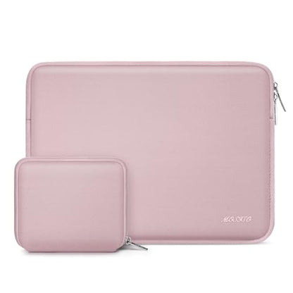 MOSISO Laptop Case 13 inch, 13 inch Laptop Sleeve with Small Case | Compatible with MacBook Neo / Air M5 M4 M3 M2 M1 2026-2018 / Pro M2 M1 2026-2016, Neoprene Computer Sleeve Bag, Baby Pink - color: Baby Pink, size: 13 inch