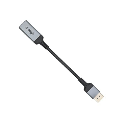 CalDigit DisplayPort 1.2 Male to HDMI 2.0b Female Active Adapter 4K 60Hz, High Refresh Display, 10 bit Color, HDR and Eyefinity Support *HDMI Cable Required - style: DP 1.2 to HDMI 2.0b