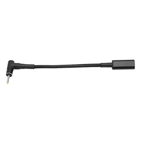 ciciglow USB C to DC Adapter, 100W 5A 20V Female to 2.5x0.7mm Male Charging Cable Converter Support PD Fast Charging, Easy to Bend, Time Use
