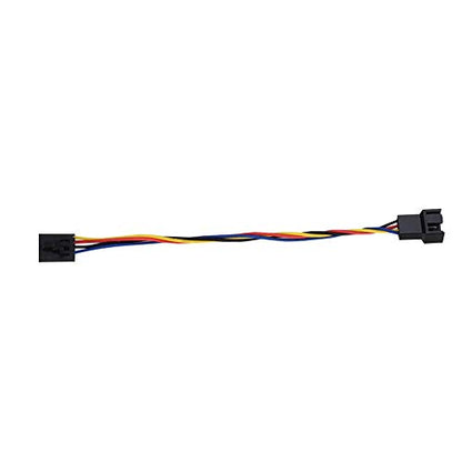 DC Power Cable Kit with 5 Interchangeable Adapters Pin to 4 Converter Fan Cooler Compatible Cord for Laptop Router LED Strip
