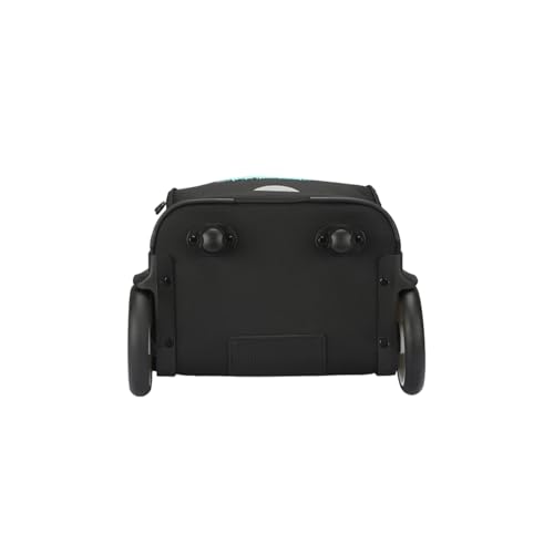 Rolling Laptop Bag with Quiet Wheels for 15.6 Inch Laptop, 6inch Large Wheel Roller Bag, Backpack with Wheels, Wheeled Computer Bag (T5- Bear) - color: T5- Bear