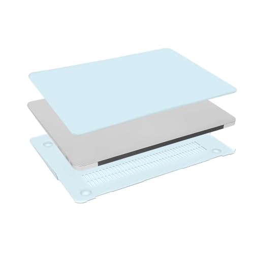 MOSISO Case Compatible with MacBook Air 13 inch A1369 A1466, Cloud Blue | Plastic Hard Shell & Keyboard Cover & Screen Protector Compatible with MacBook Air 13 (Older Version 2010 - end 2017) - color: Cloud Blue