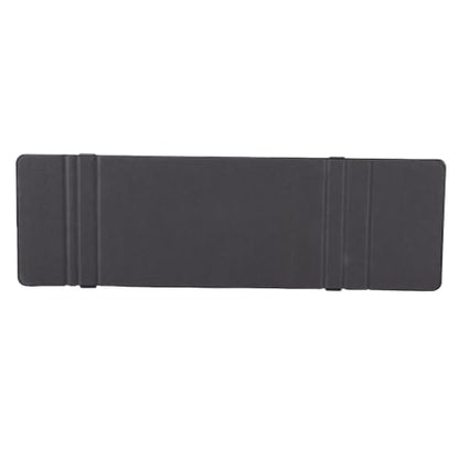 Bewinner 3 Fold Foldable Bluetooth Keyboard, Rechargeable Wireless Keyboard with Touchpad and Number Pad for Travel Work Tablet Laptop Users (Black) - color: Black