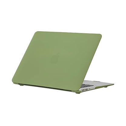 RUBAN Case Compatible with MacBook Air 13 Inch (Models: A1369 & A1466, Older Version 2010-2017 Release), Slim Snap On Hard Shell Protective Cover and Keyboard Cover (Chartreuse) - color: Chartreuse