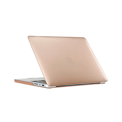 Se7enline Compatible with 2021/2022/2023/2024 MacBook Pro 16 inch Case Hard Shell Laptop Cover for 16-inch MacBook Pro Model A2485 A2780 A2991 A3403 M4 M3 M2 M1&Keyboard Skin,Gold | 2 in 1 Matte Hard Shell Laptop Case with Keyboard Cover Anti-Scratch Heat