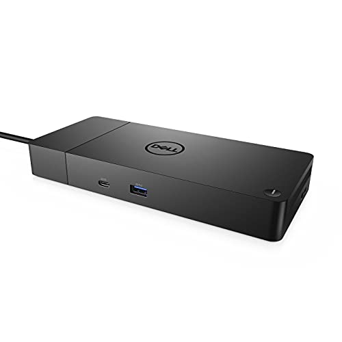 Dell Docking Station WD19S 180W, USB-C, USB 3.2 Gen 2 Type-C, Dual DisplayPort 1.4, HDMI 2.0, Gigabit Ethernet, Black