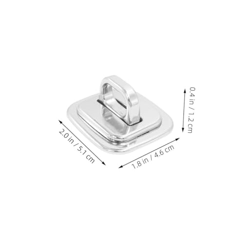 Operitacx 4pcs Computer Lock Desk Mount Anchor Cable Security Base Plate for Laptop Theft Deterrent