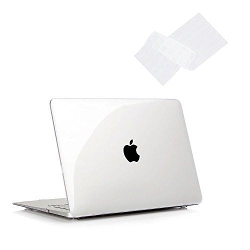 Compatible with MacBook 12 Inch A1534 - Slim Snap On Hard Shell Protective Cover and Keyboard Cover (Crystal Clear) - color: Crystal Clear