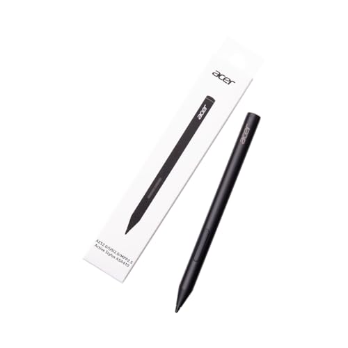 Acer ASA410 Universal Active Stylus Digital Pen for Touchscreens | AES USI and MPP2.5 support, 4096 pressure levels, AAAA battery powered, tilt sensitivity, precise touchscreen writing