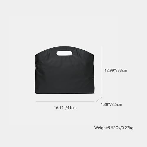 Official Document Computer Bag Stylishly Sleek with Multiple Compartments and Easy to Carry Design - color: Black/Nylon
