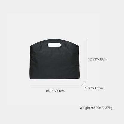 Official Document Computer Bag Stylishly Sleek with Multiple Compartments and Easy to Carry Design - color: Black/Nylon