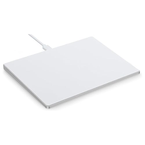 USB Wired Multi-Touch Trackpad Slim Touchpad Mouse for Window Desktop/Laptop/Notebook Computer PC White