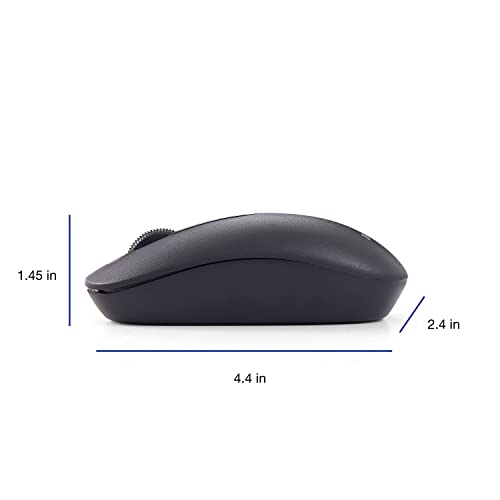 Verbatim Slimline Wireless Keyboard and Mouse Combo 2.4GHz USB Plug-and-Play Numeric Keypad Adjustable Tilt Legs Optical Wireless Mouse Full-Size Computer Keyboard Compatible with PC, Laptop 70741 - style: Wireless Keyboard & Mouse