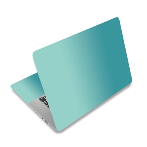 15-15.6 inches Netbook Laptop Skin Sticker Decal Reusable Cover Protector for 11.6 12 13 13.3 14 15 15.4 Notebook Chromebook Easy to Apply Remove, Scratch-Resistant Waterproof I Gradient Lake Blue - color: Gradient Lake Blue