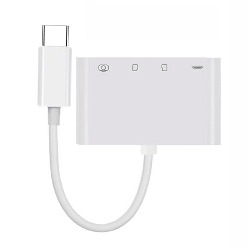 USB 2.0 Type C USB-C to TF Micro SD SDXC USB Female Card Reader PD 27W Adapter for Laptop Tablet Phone - style: SD 4-in-1