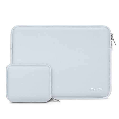MOSISO Laptop Case 13.3 inch, 13-13.3 inch Laptop Sleeve with Small Case | Compatible with MacBook Air/Pro 13/Pro 14 M5 M4 M3 M2 M1, HP Dell ASUS Lenovo, Neoprene Computer Sleeve Bag, Baby Blue - color: Baby Blue, size: 13.3 inch