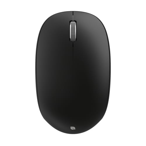 Incase Bluetooth Mouse - Designed by Microsoft - Compact, Comfortable, Right/Left Hand Use, 4-Way Scroll Wheel, Wireless Bluetooth Mouse for PC/Laptop/Desktop, Mac/Windows Computer (Black) - color: Black