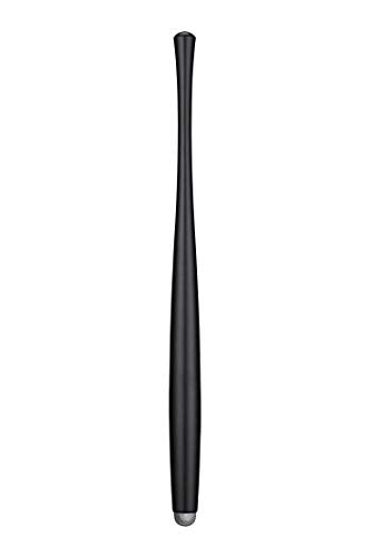 Slim Waist Stylus Pens for Touch Screen, Compatible with iPad, iPhone, Kindle Fire, 8 Extra Replaceable Hybrid Fiber Tips (Black,Silver,Blue, Red) - color: Black