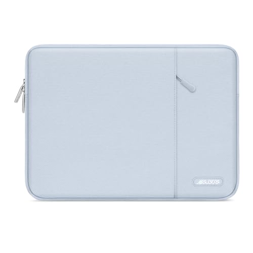 MOSISO Laptop Case 13 inch, Laptop Sleeve Compatible with MacBook Neo/Air/Pro 13 inch with A18/M5/M4/M3/M2/M1 Chip 2026-2016, Polyester Vertical Computer Sleeve Bag with Pocket, Baby Blue - color: Baby Blue, size: 13 inch
