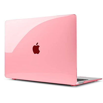 CISSOOK for MacBook Air 13 Inch Case Pink,Plastic Hard Shell Case with Keyboard Cover and Screen Protector for MacBook Air 13 2021-2018 Released A2337 M1 A2179 A1932 Model with Touch ID - Clear Pink - color: Air13inch-Clear Pink