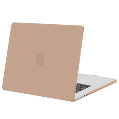 MOSISO Compatible with MacBook Air 15 inch Case M5 M4 M3 M2 2026 2025-2023 | Model A3448 A3241 A3114 A2941, Scratch-Resistant Ultra-Thin Protective Hard Shell Case Cover, Bronze Brown - color: Bronze Brown