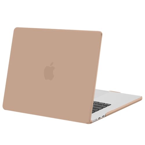 MOSISO Compatible with MacBook Air 15 inch Case M5 M4 M3 M2 2026 2025-2023 | Model A3448 A3241 A3114 A2941, Scratch-Resistant Ultra-Thin Protective Hard Shell Case Cover, Bronze Brown - color: Bronze Brown
