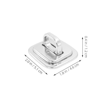 4pcs Zinc Alloy Laptop Security Anchor Base Plates with Stable Base Design and Anti-Theft Features for Travel and Library Use, Compatible with Cable Lock Anchors