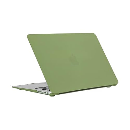 RUBAN Case Compatible with MacBook Air 13 Inch (Models: A1369 & A1466, Older Version 2010-2017 Release), Slim Snap On Hard Shell Protective Cover and Keyboard Cover (Chartreuse) - color: Chartreuse