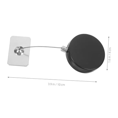 POPETPOP Retractable Cable Lock Remote Control Anti-Theft Security Lock Tether 2-Pack Locking Cable for Earphones and Laptops Sturdy Steel Construction Portable and Lightweight Design