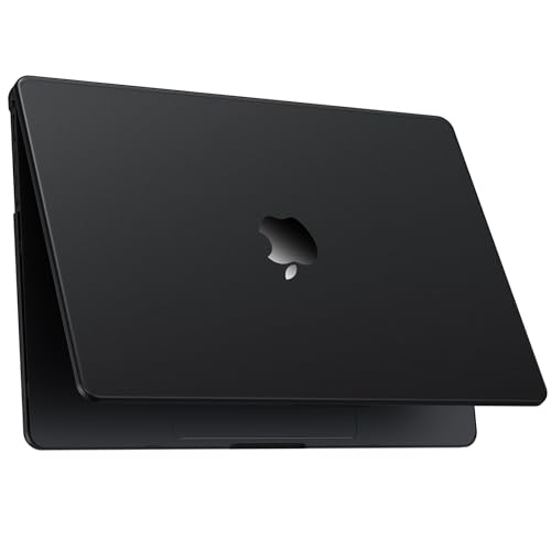 Macaset for MacBook Pro 16 inch Case 2024-2021 M4 M3 M2 M1 Pro/Max [Ultra-Thin Natural] for A3403 A3186 A2991 A2780 A2485 Protective Durable Matte Hard Shell Laptop Cover-Space Black Clear - color: Matte Black