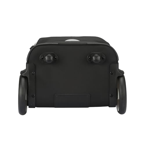 Rolling Laptop Bag with Quiet Wheels for 15.6 Inch Laptop, 6inch Large Wheel Roller Bag, Backpack with Wheels, Wheeled Computer Bag (T5- Football) - color: T5- Football
