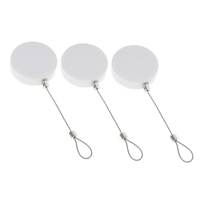 NUOBESTY 1set Retractable -Theft Wire Rope Lock with Wrench for Laptop Tv Vr Display Security Cable Lock for Digital Accessories Easy Setup
