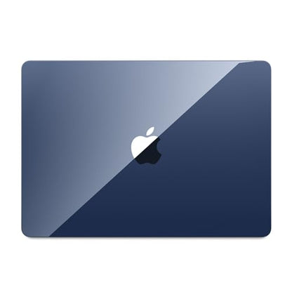 Soonjet for MacBook Air 15 inch Case M5 M4 M3 M2 2026-2023 Laptop Cover | Crystal Clear Midnight Blue, Color Match, Protective Hard Shell, Ultra Thin & Light, Anti Crack, Non Slip, Snap on Plastic - color: Crystal Midnight