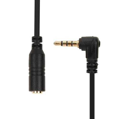 Yinhing 3.5m TRRS to Adaptor 3.5mm Pole to .5mm Earphone Headphone Adapter Connector TRRS Converter Cable for Smartphones and Laptops Splitter for Headsets and Microphones