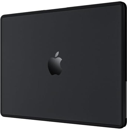 BlueSwan Anti-Cracking Case for MacBook Pro 16 inch M5-M1 Pro/Max 2026-2021 | Anti-Scratch Protective Hard Case, Soft TPU Bumper, Drop Protection, Sturdy and Durable, Business & Travel, Frosted Black - color: Frosted Black, size: Pro 16-inch (2026-2021)