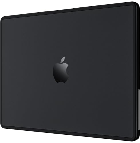 BlueSwan Anti-Cracking Case for MacBook Pro 16 inch M5-M1 Pro/Max 2026-2021 | Anti-Scratch Protective Hard Case, Soft TPU Bumper, Drop Protection, Sturdy and Durable, Business & Travel, Frosted Black - color: Frosted Black, size: Pro 16-inch (2026-2021)