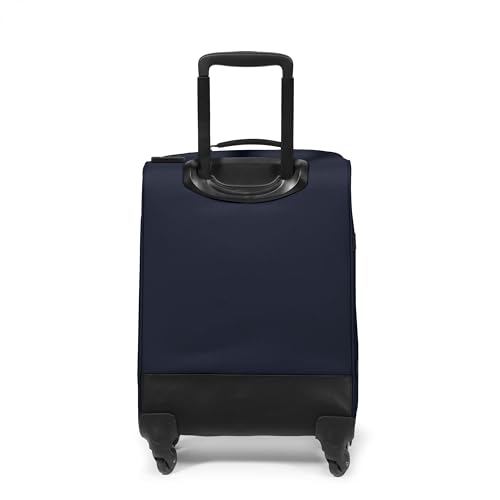 EASTPAK TRANS4 S – 44L Small Cabin Wheeled Luggage, Two Compartments, TSA Lock, 360° Spinner Wheels, and Telescopic Handle, Ultra Marine - color: Ultra Marine, size: 44 Liter Carry On
