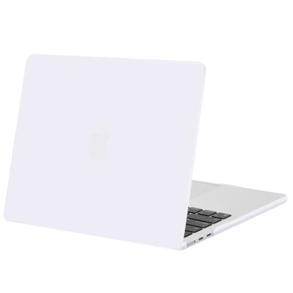 MOSISO Compatible with MacBook Air 13 inch Case M5 2026 M4 M3 M2 2025-2022 | A3449 A3240 A3113 A2681, Scratches-Resistant Protective Hard Shell for MacBook Air 13.6 inch Case, White - color: White