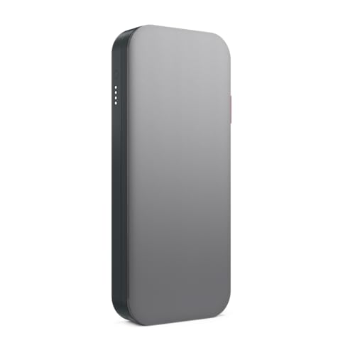 Lenovo Go USB-C Laptop Power Bank 20,000 mAh, 2xUSB-C, 1xUSB-A, <3h Recharging Time, Storm Grey