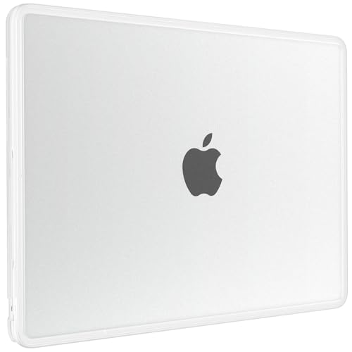 BlueSwan Anti-Cracking Case for MacBook Air 13 inch, M5 2026 M4 M3 M2 2025-2022 A3449 A3240 A3113 A2681, Drop Protection Soft TPU Bumper PC Base for Air 13.6 inch, Frosted White - color: Frosted White, size: Air 13.6-inch (2026-2022)