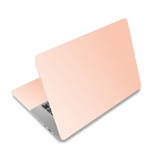 15-15.6 inches Netbook Laptop Skin Sticker Decal Reusable Cover Protector for 11.6 12 13 13.3 14 15 15.4 Notebook Chromebook Easy to Apply and Remove, Scratch-Resistant Waterproof I Light Coral Pink - color: Light Coral Pink