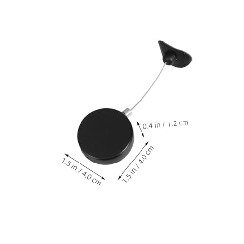POPETPOP 2pcs Retractable Security Cable Lock Remote Control Automatic Telescopic Wire Lock for Laptops and Valuables Theft Steel Cable