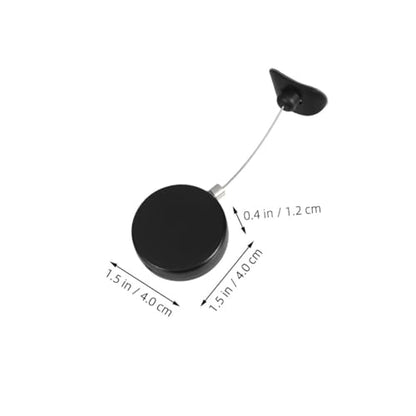 POPETPOP 2pcs Retractable Security Cable Lock Remote Control Automatic Telescopic Wire Lock for Laptops and Valuables Theft Steel Cable